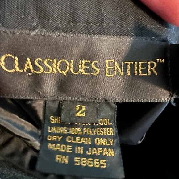 Black Cliassique Entier Slacks Size 2 - Picture 8 of 10